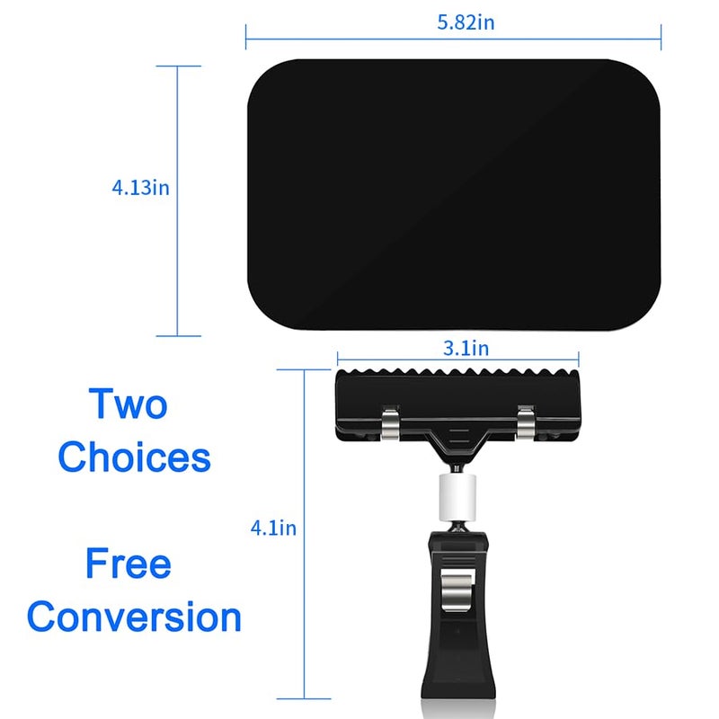 Mlici 6 Pcs Plastic Chalkboard Sign with Clips, Rectangle Double Sided Blackboard Clips, Message Board Food Labels for Party Farm Restaurant - Easy to Write and Wipe Out - for Liquid Chalk Markers - Image 4